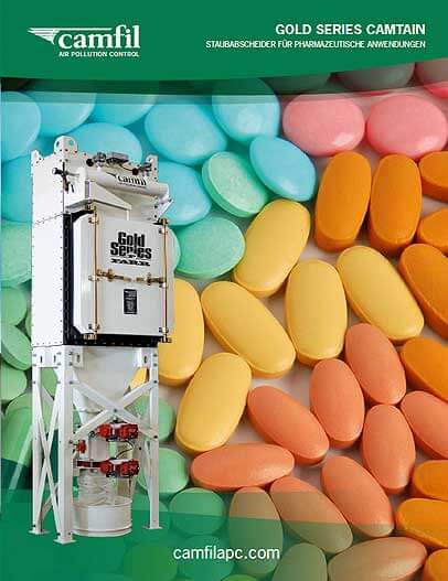 STAUBABSCHEIDER FÜR PHARMAZEUTISCHE ANWENDUNGEN