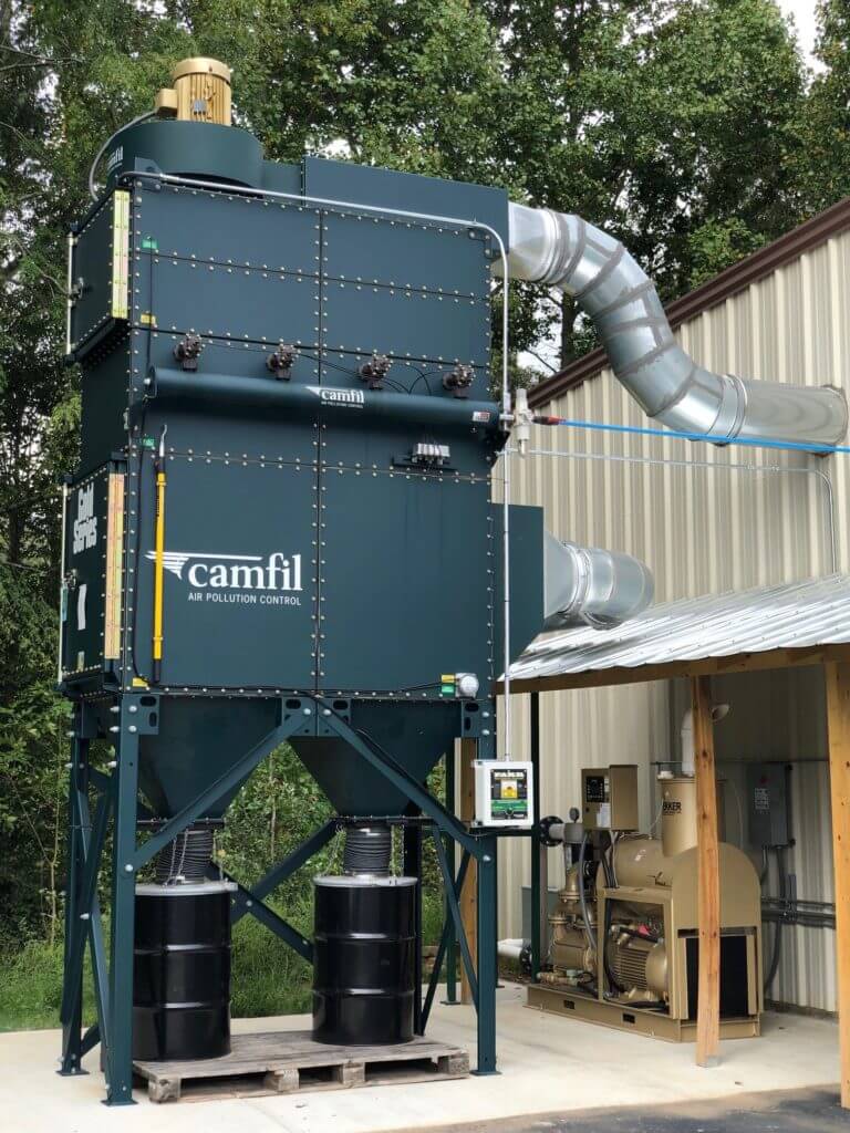 Gold Series on Industrial 5-Axis Router Dust | Camfil APC