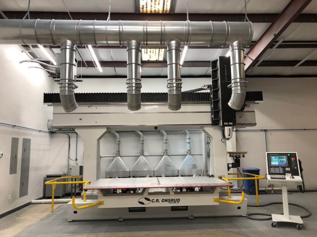 Gold Series on Industrial 5-Axis Router Dust | Camfil APC