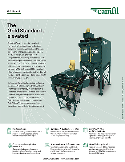 Gold Series III Product Sheet